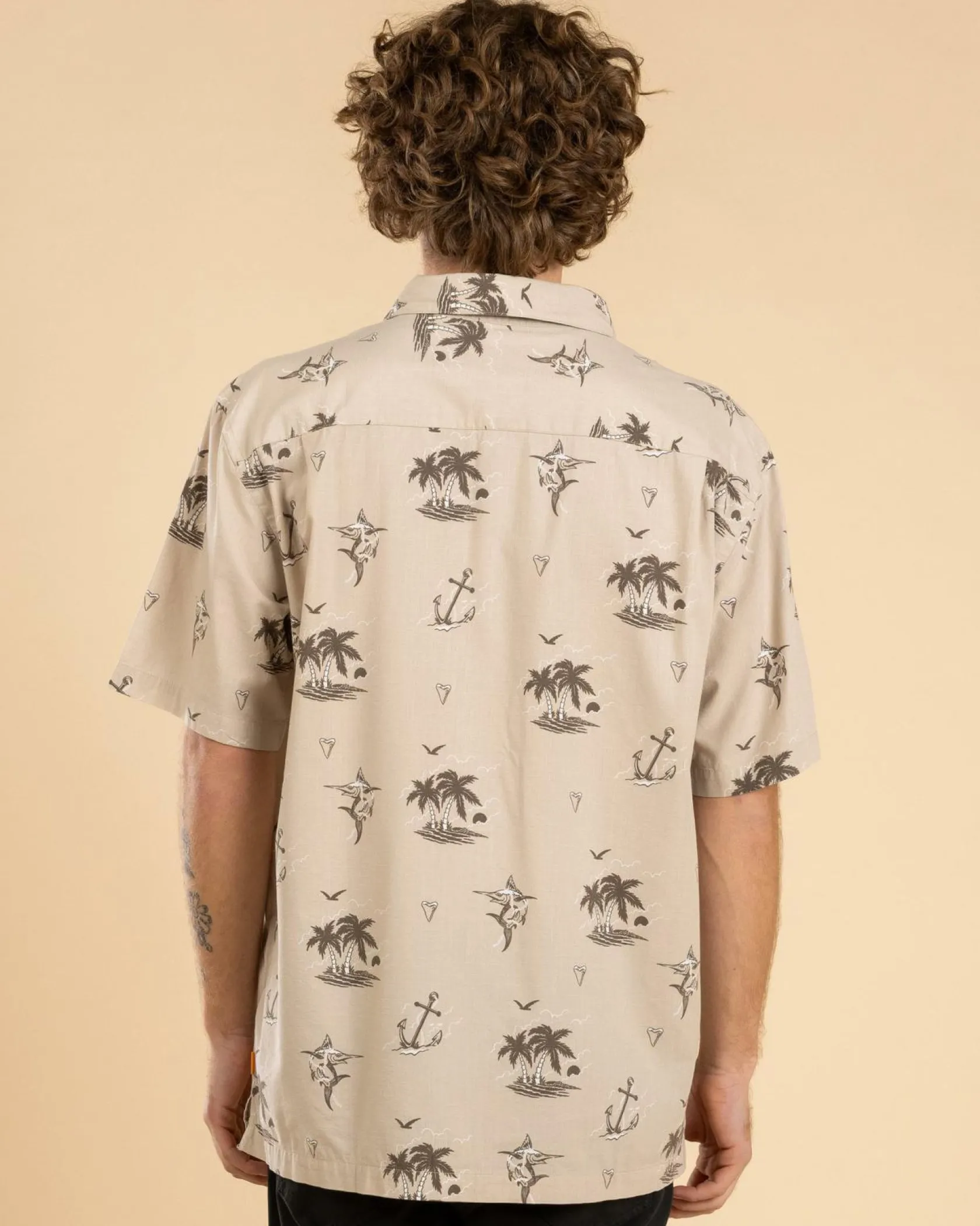 Quiksilver Horizon Haze Short Sleeve Shirt Cloudy Gray Discount