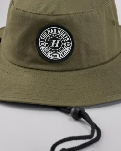 The Mad Hueys Hueys Good Life Wide Brim Hat Olive Online