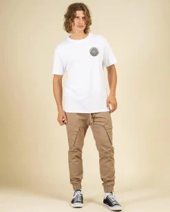 The Mad Hueys Hueys Ship Wheel T-Shirt White Outlet