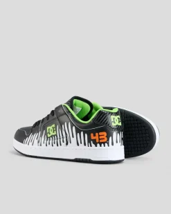 DC Shoes 43i Manteca 4 Shoes Black/white/green