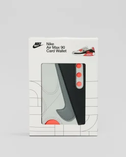 Nike Icon Air Max 90 Card Wallet Neutral Grey/infared/cool Grey