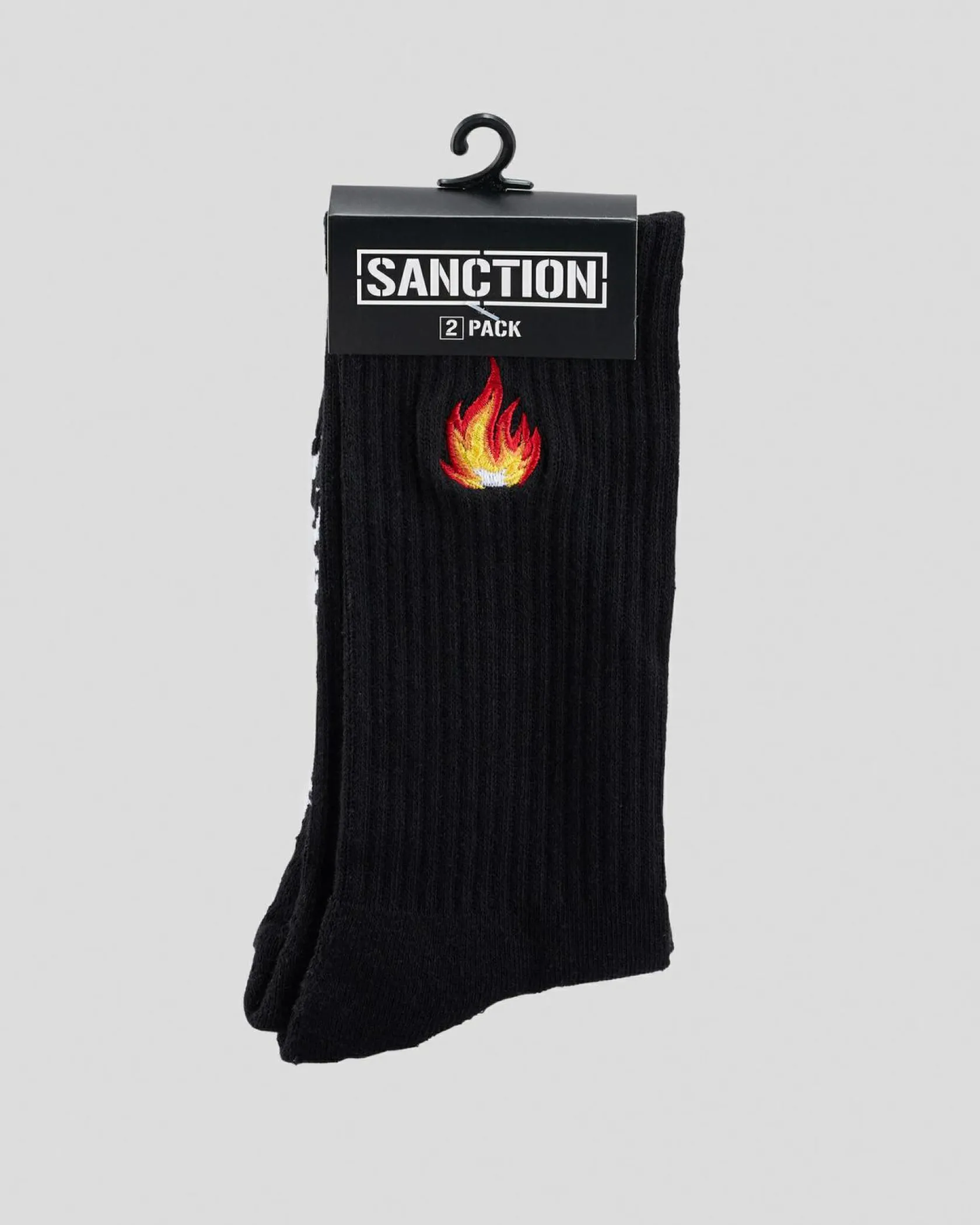 Sanction Ignite Socks 2 Pack Black/white Online