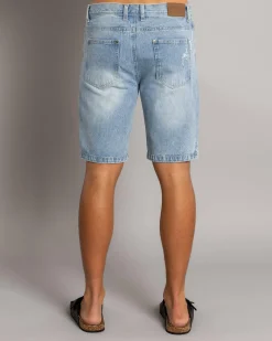 Jacks Impel Denim Shorts Mid Blue New