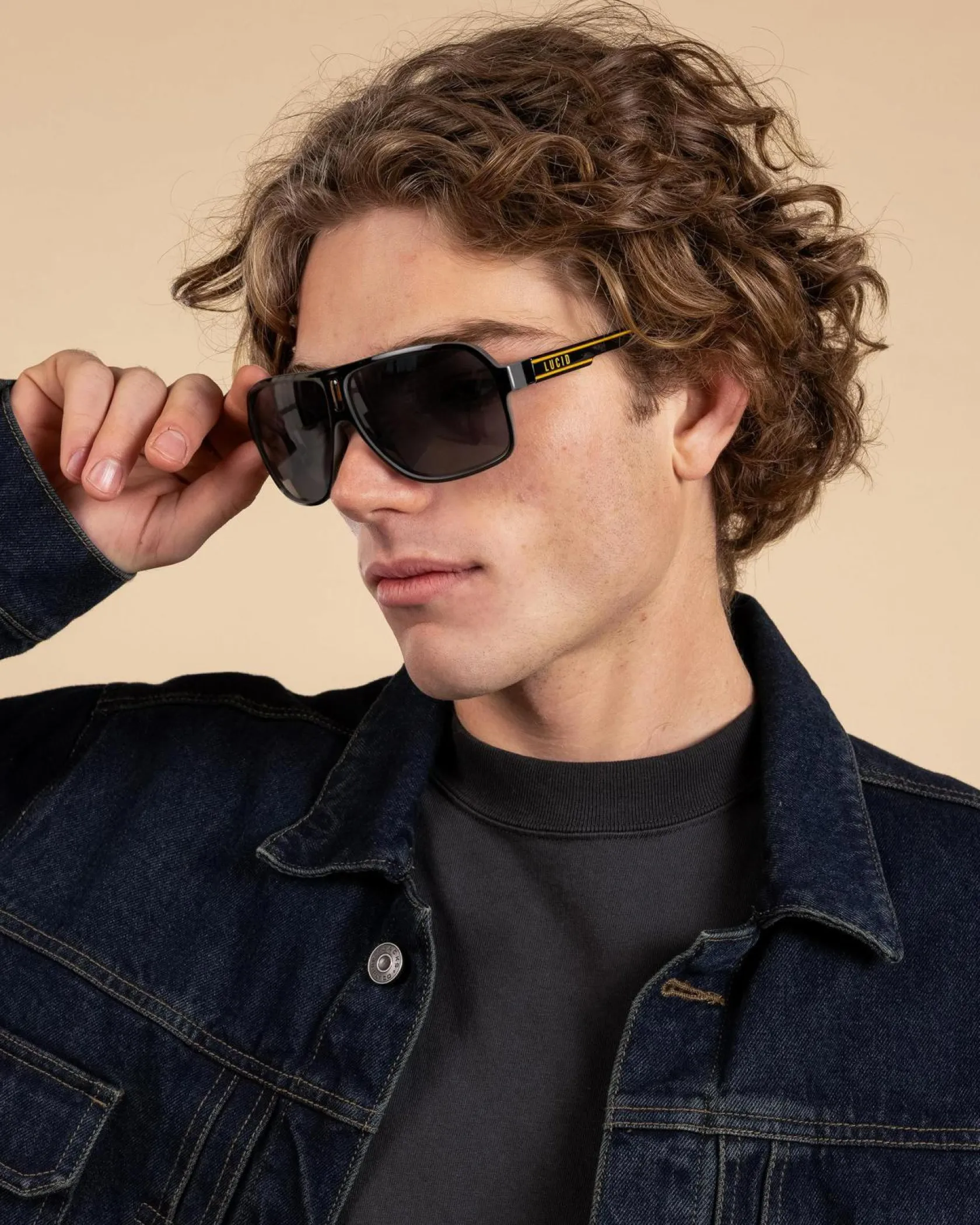 Lucid Inferno Sunglasses Black/gold Best