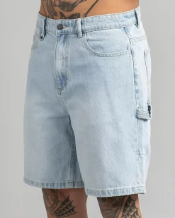 Thrills Infinite Dopamine Slacker Denim Short Light Ash Blue Online