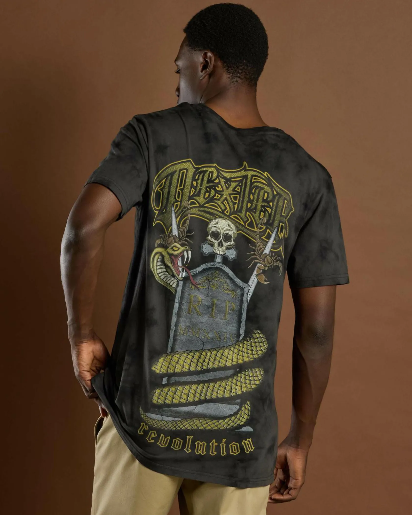 Dexter Inter T-Shirt Black Mottle Best