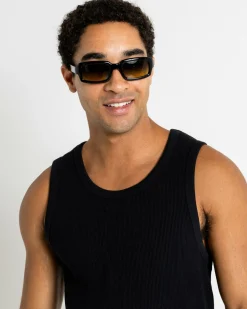 Ritual Vision Interceptor Sunglasses Polished Black/ Amber Fade Online