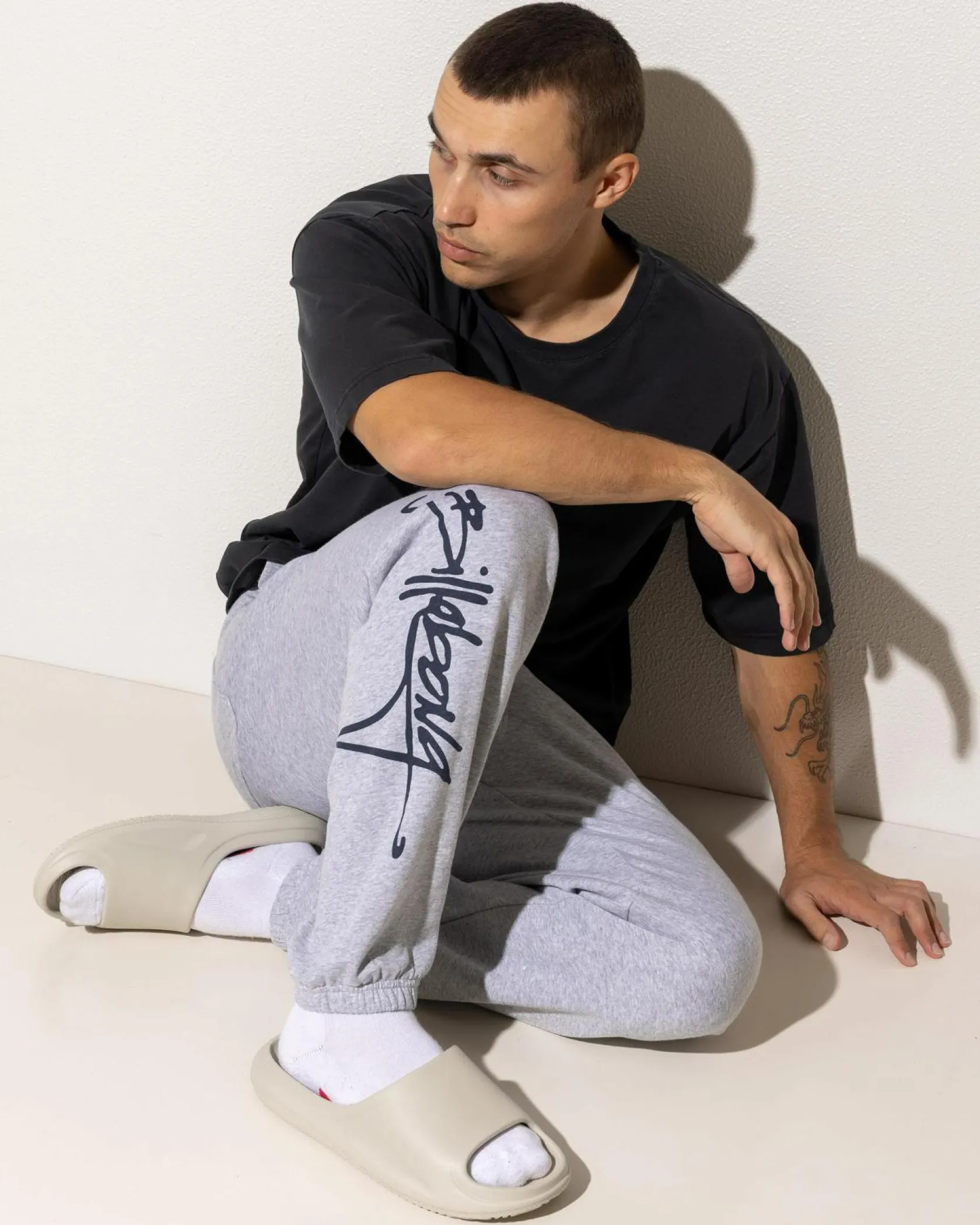 Billabong J Bay Track Pants Light Grey Heather Outlet