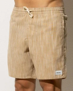 Rhythm Jacquard Linen Jam Shorts Sand Outlet
