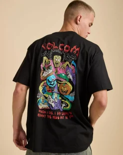 Volcom JJ Villard T-Shirt Black Best