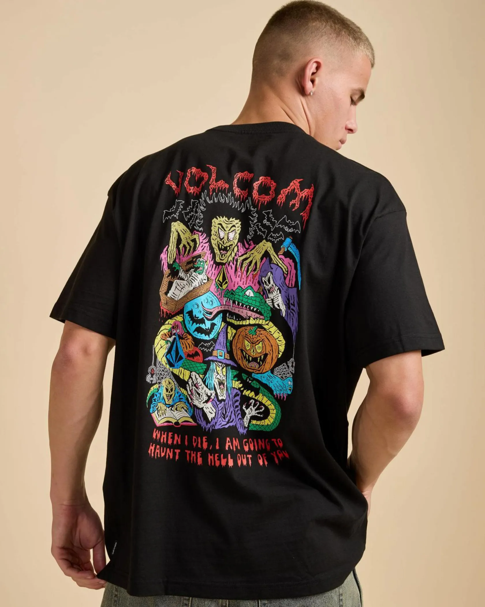 Volcom JJ Villard T-Shirt Black Best