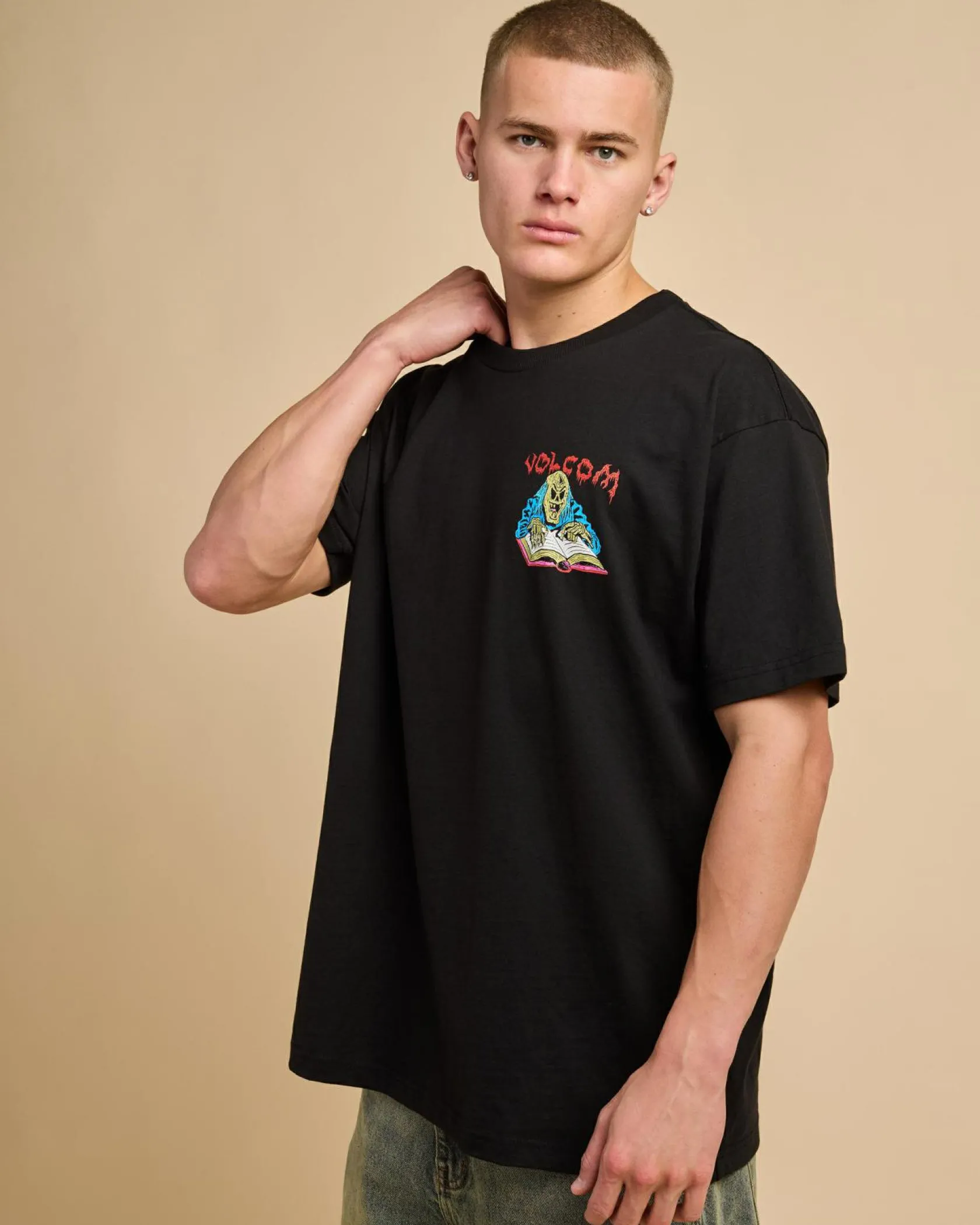 Volcom JJ Villard T-Shirt Black Best