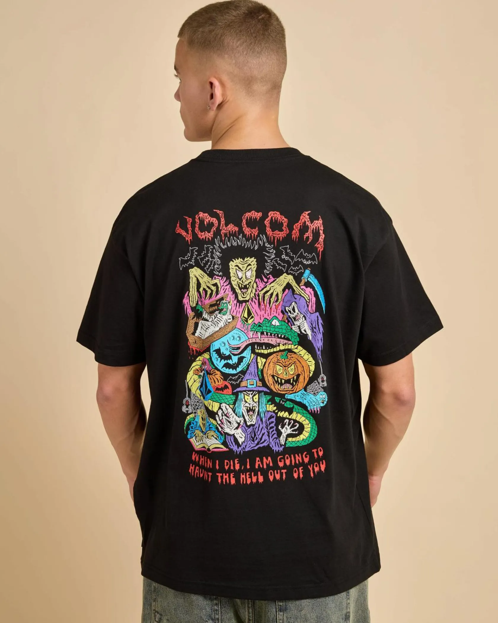 Volcom JJ Villard T-Shirt Black Best