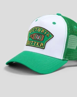 Victoria Bitter John Beer Trucker Cap White Hot