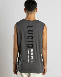 Lucid Judge Muscle Tank Charcoal Best