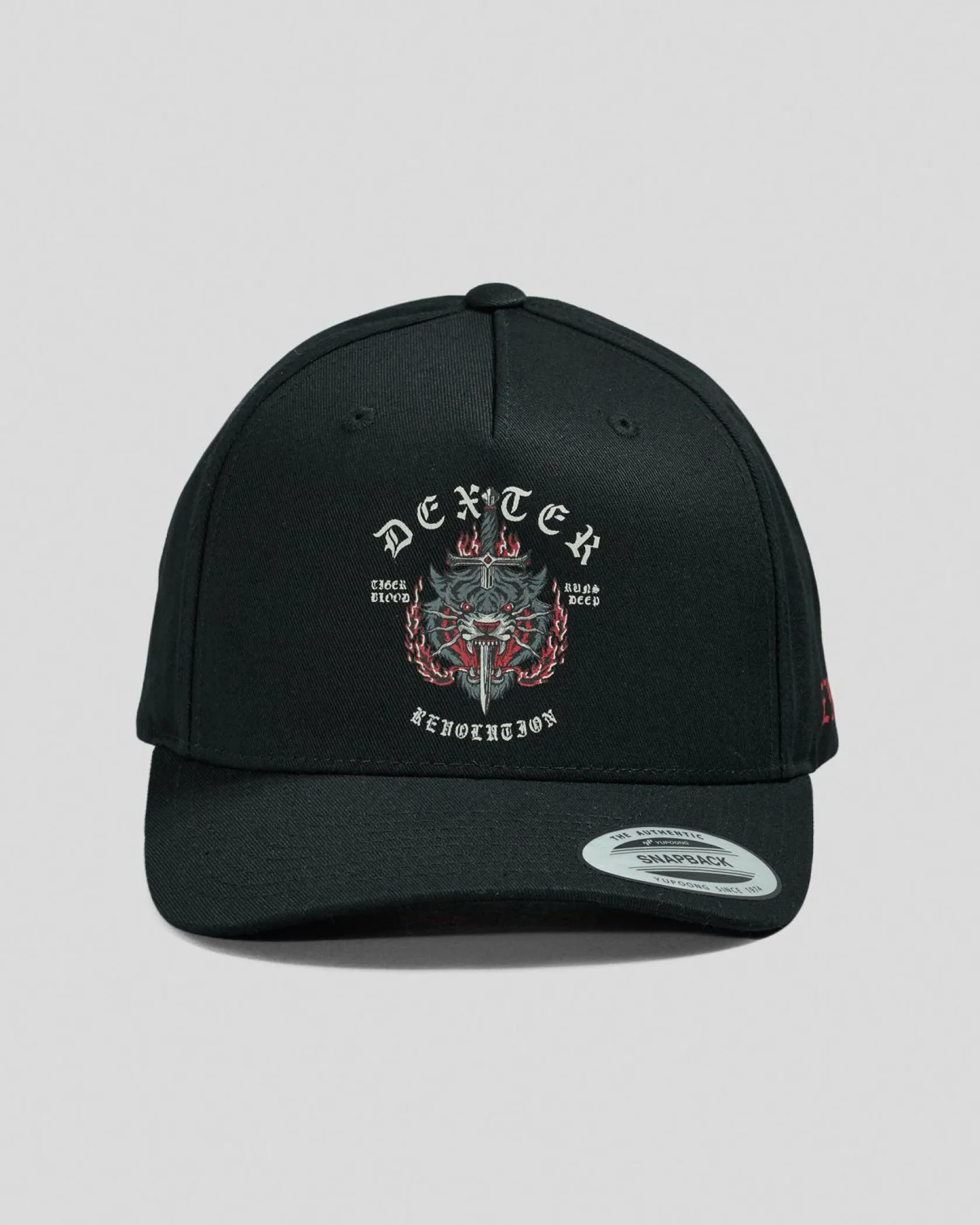 Dexter Jungle Snapback Cap Black Hot