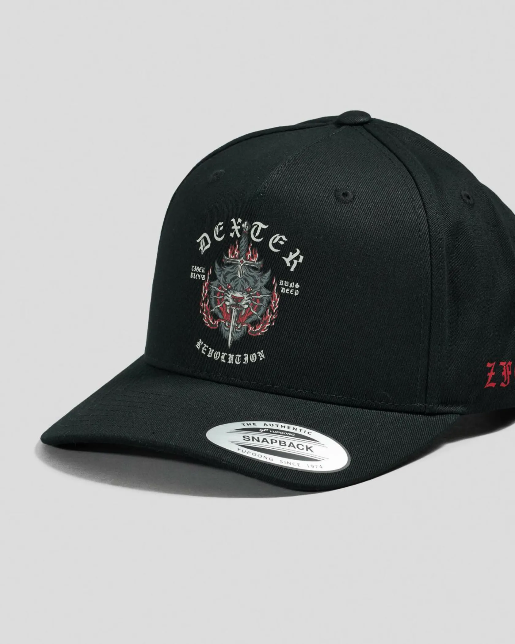 Dexter Jungle Snapback Cap Black Hot