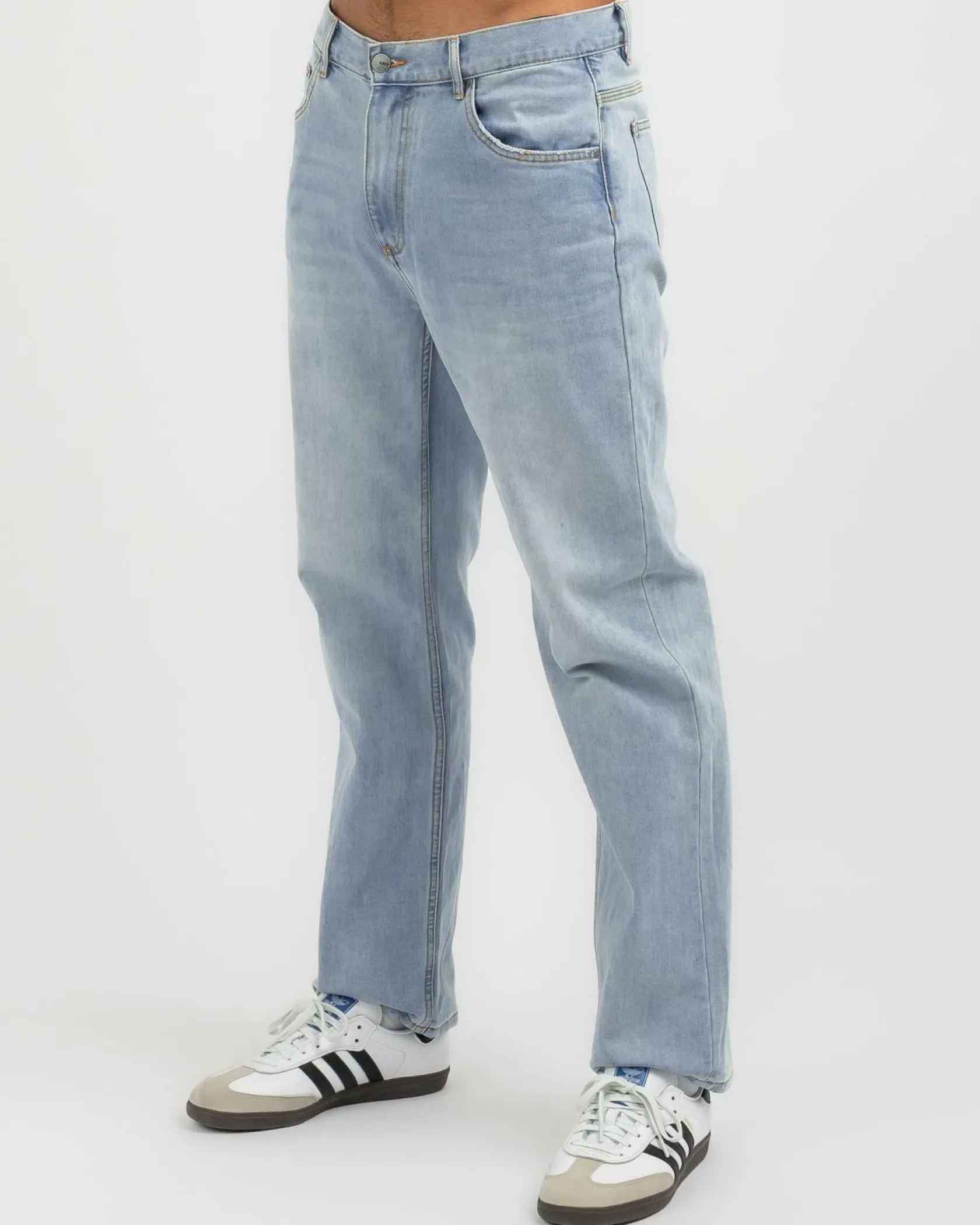 Kiss Chacey K5 Relaxed Fit Jeans Sunbleached Blue Hot