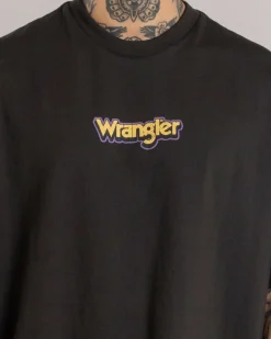 Wrangler Kabel Slacker T-Shirt Worn Black Discount