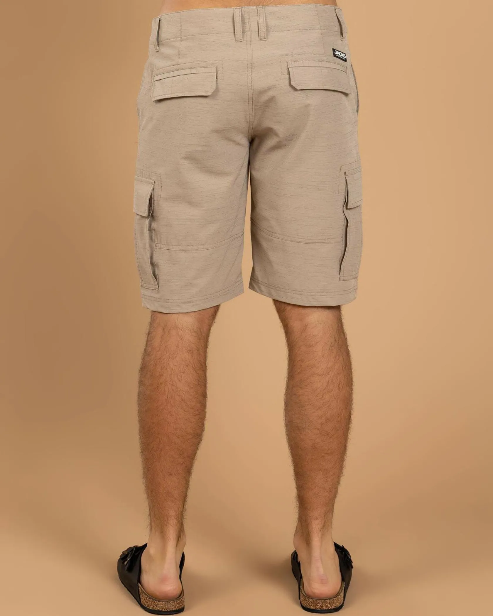 Jacks Kahana Hybrid Walk Shorts Khaki Hot