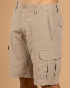 Jacks Kahana Hybrid Walk Shorts Khaki Hot