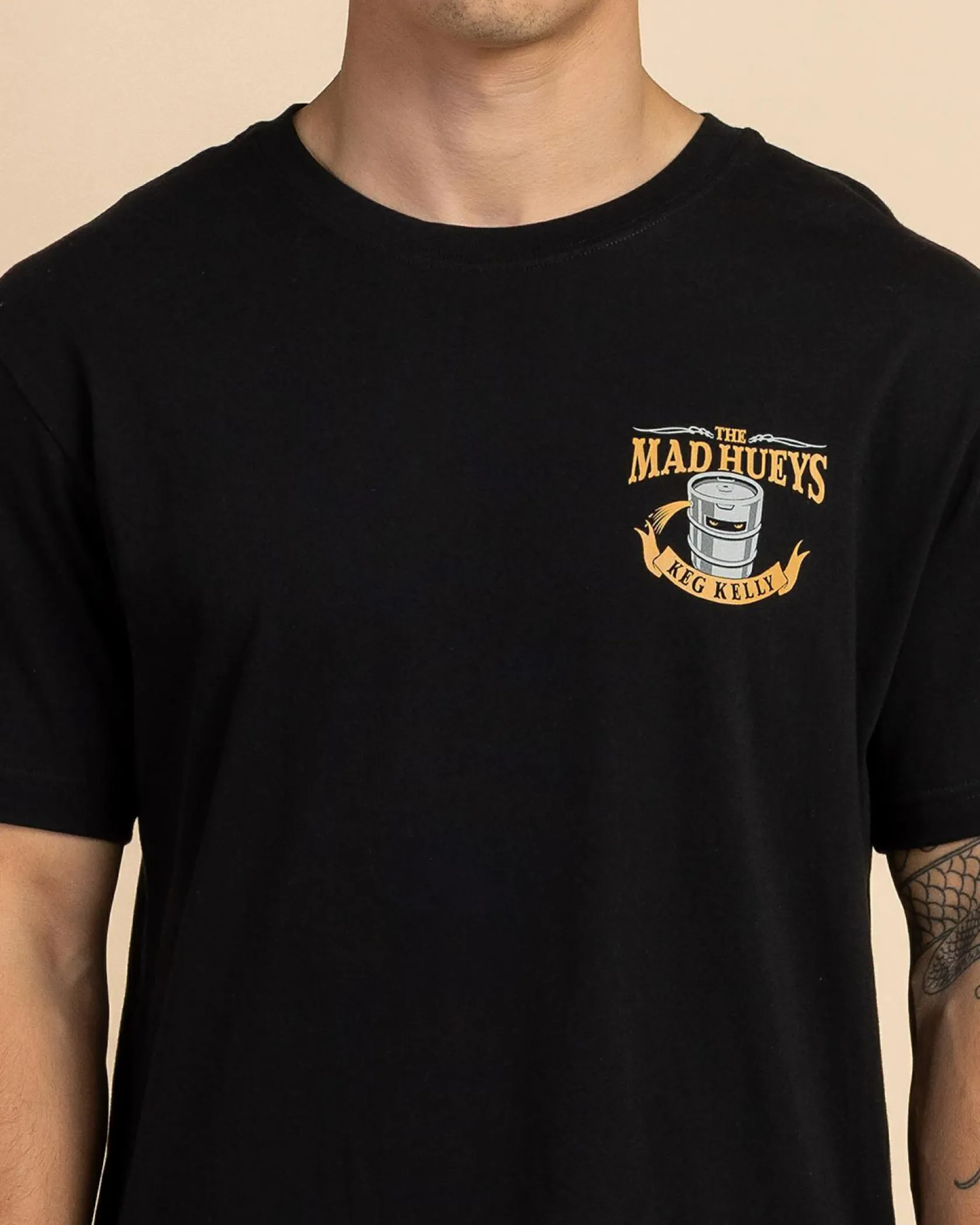The Mad Hueys Keg Kelly Such Is Beer T-Shirt Black Outlet
