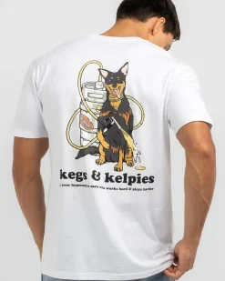 Frothies Kegs & Kelpies T-Shirt White New