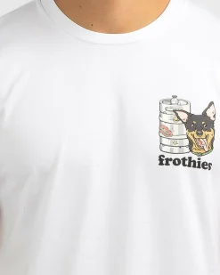 Frothies Kegs & Kelpies T-Shirt White New