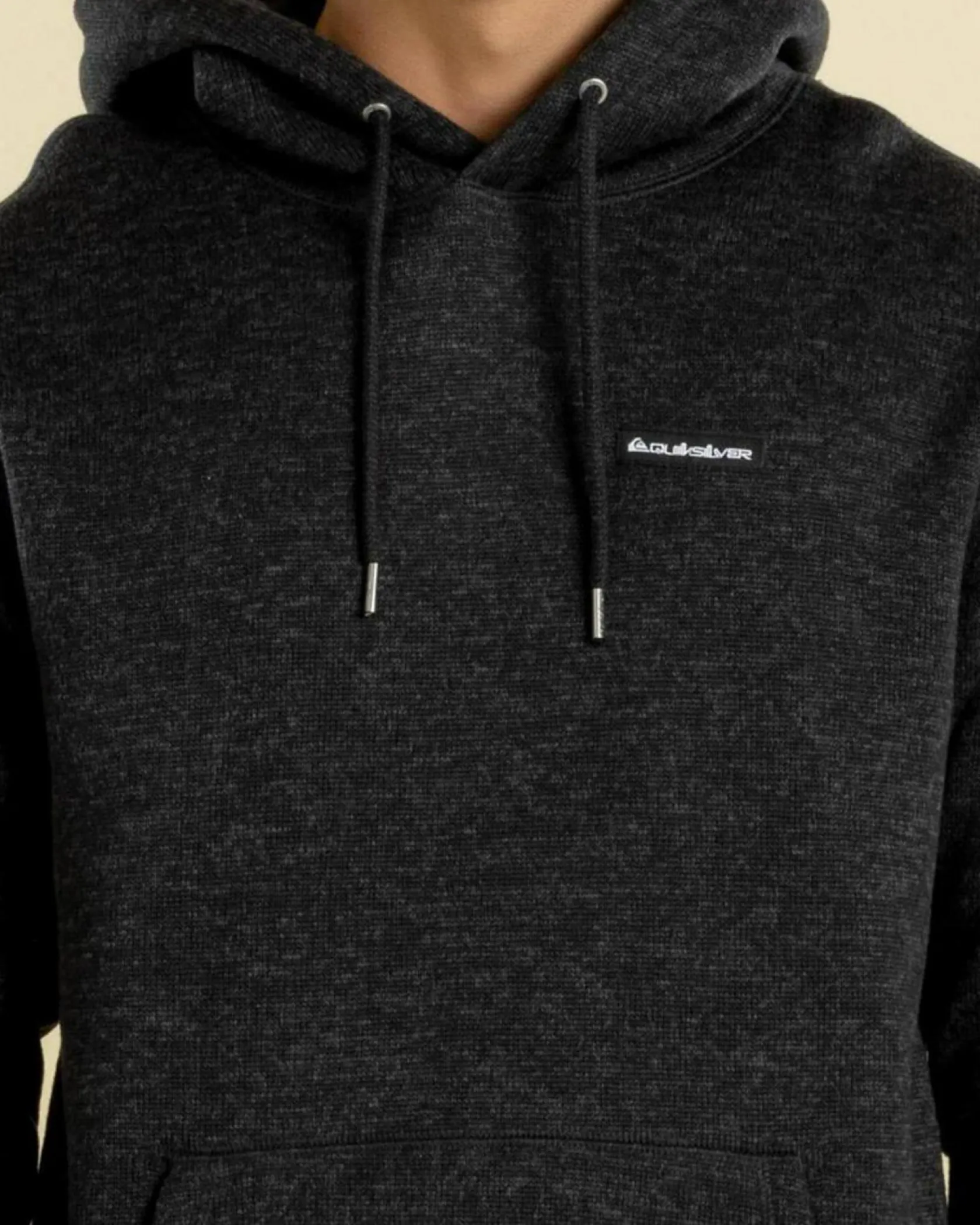 Quiksilver Keller Hoodie Black Heather Clearance