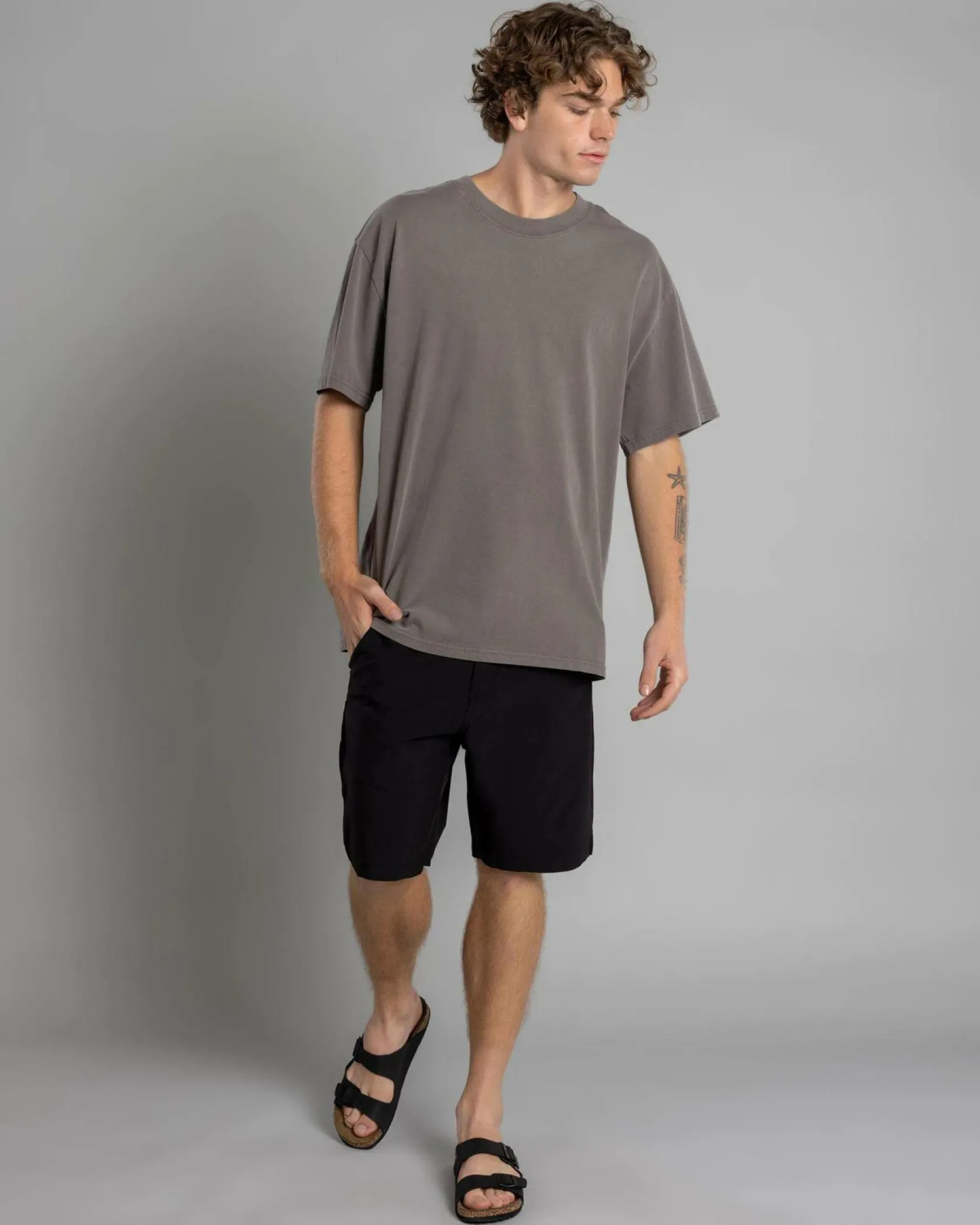 Volcom Kerosene Hybrid Walk Shorts Black Online
