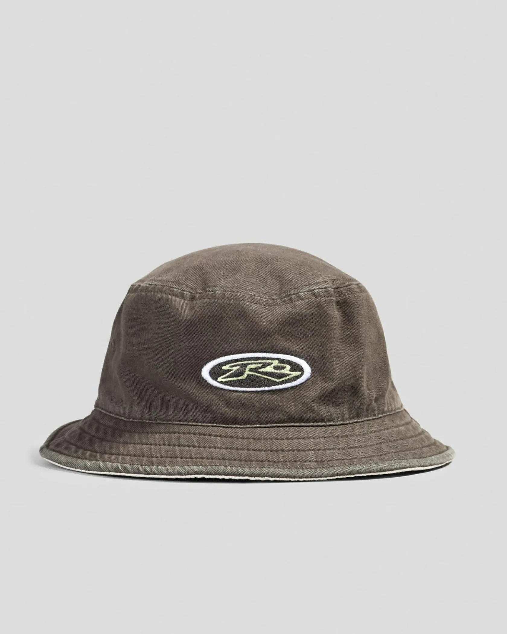 Rusty Kick Flip Reversible Bucket Hat Coal 2 Hot