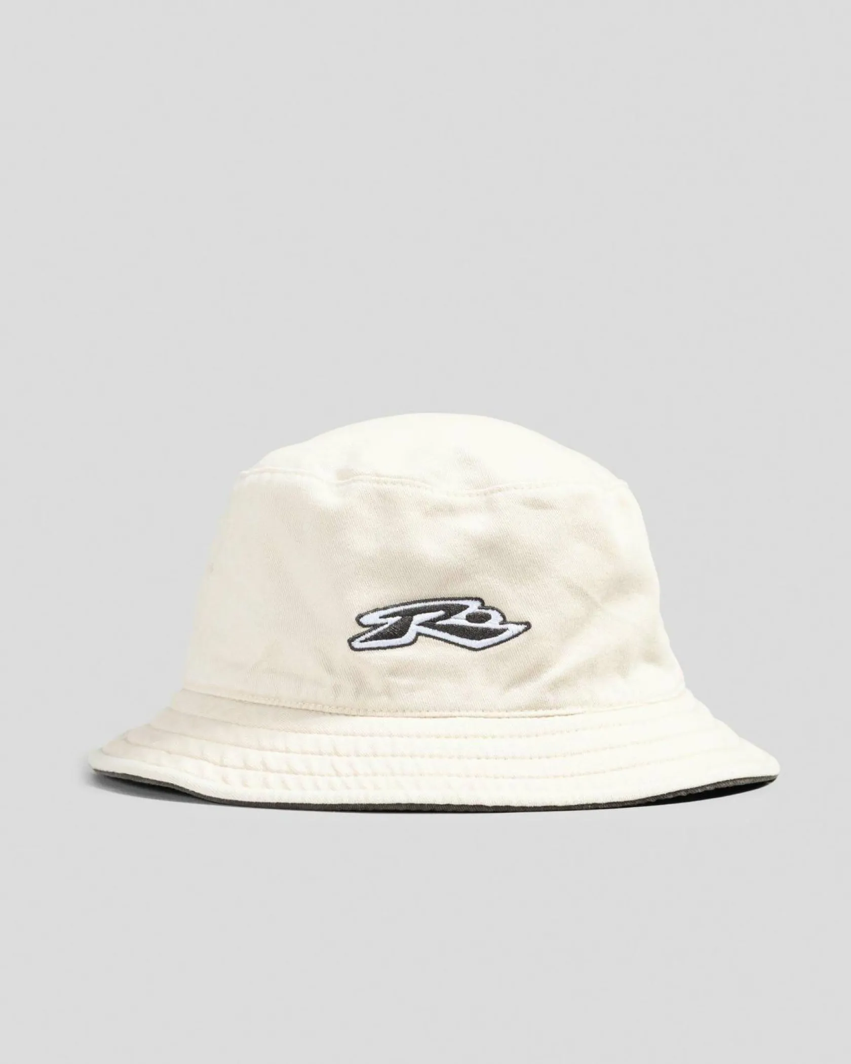 Rusty Kick Flip Reversible Bucket Hat Coal 2 Hot