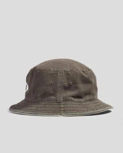 Rusty Kick Flip Reversible Bucket Hat Coal 2 Hot