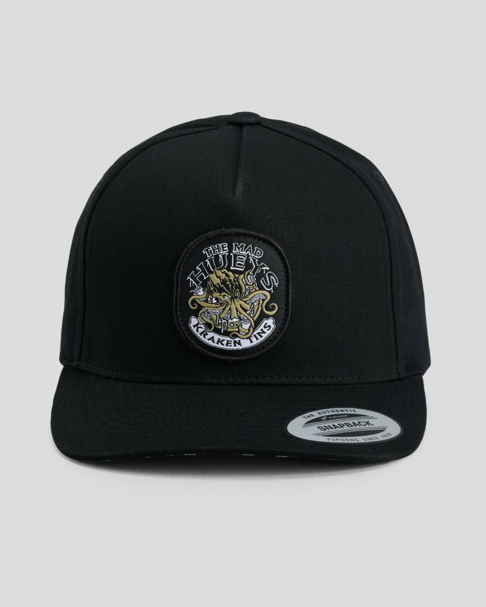 The Mad Hueys Kraken Port Hole Snapback Cap Black Best