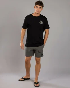 The Mad Hueys Kraken Port Hole T-Shirt Black Discount