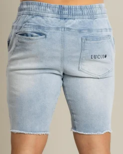 Lucid Laneway Walk Shorts Blue Sale
