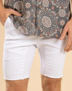Lucid Laneway Walk Shorts White Online