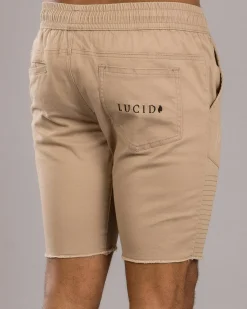 Lucid Laneway Walk Shorts Stone