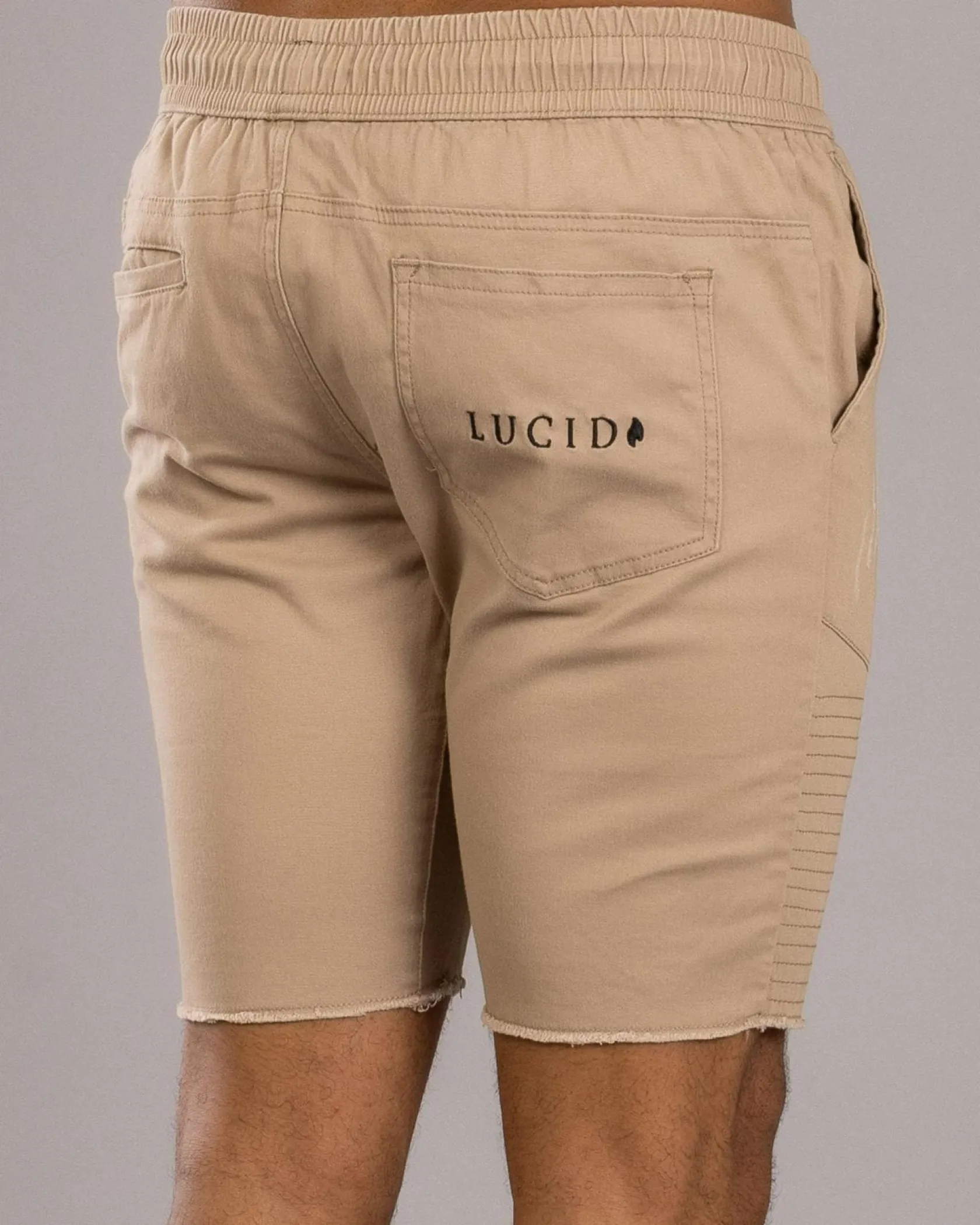 Lucid Laneway Walk Shorts Stone