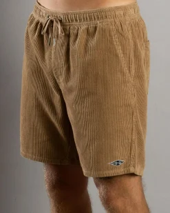 Billabong Larry Cord Shorts Vintage Brown Outlet