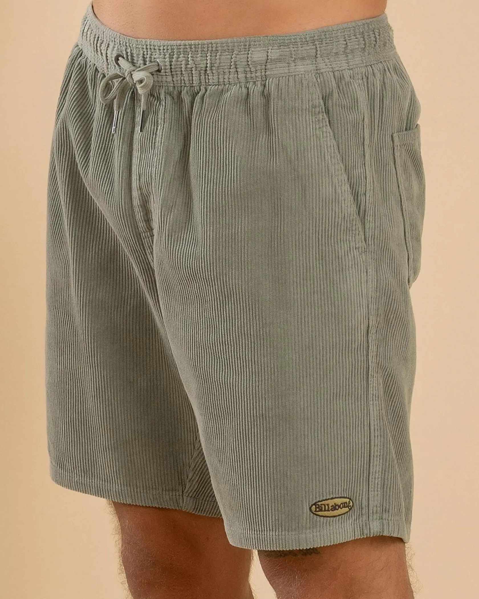 Billabong Larry Cord Walk Shorts Green Ash Sale