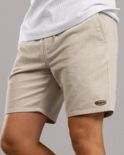 Billabong Larry Cord Walk Shorts Stone Discount