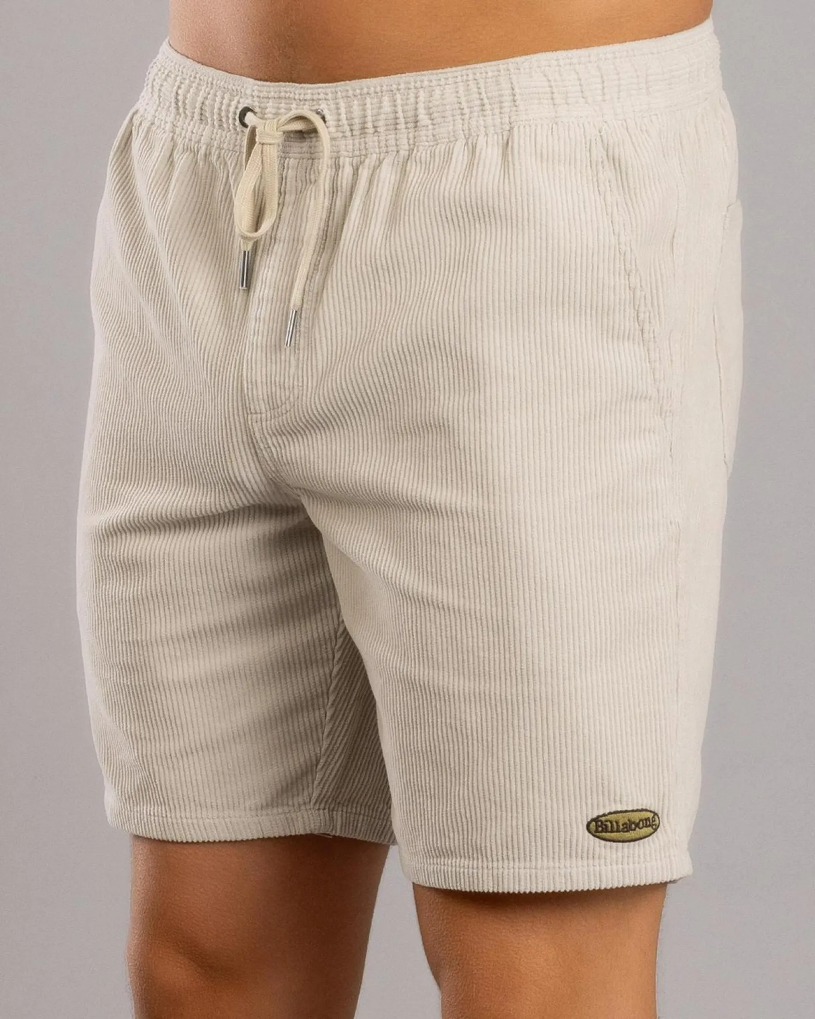 Billabong Larry Cord Walk Shorts Stone Discount