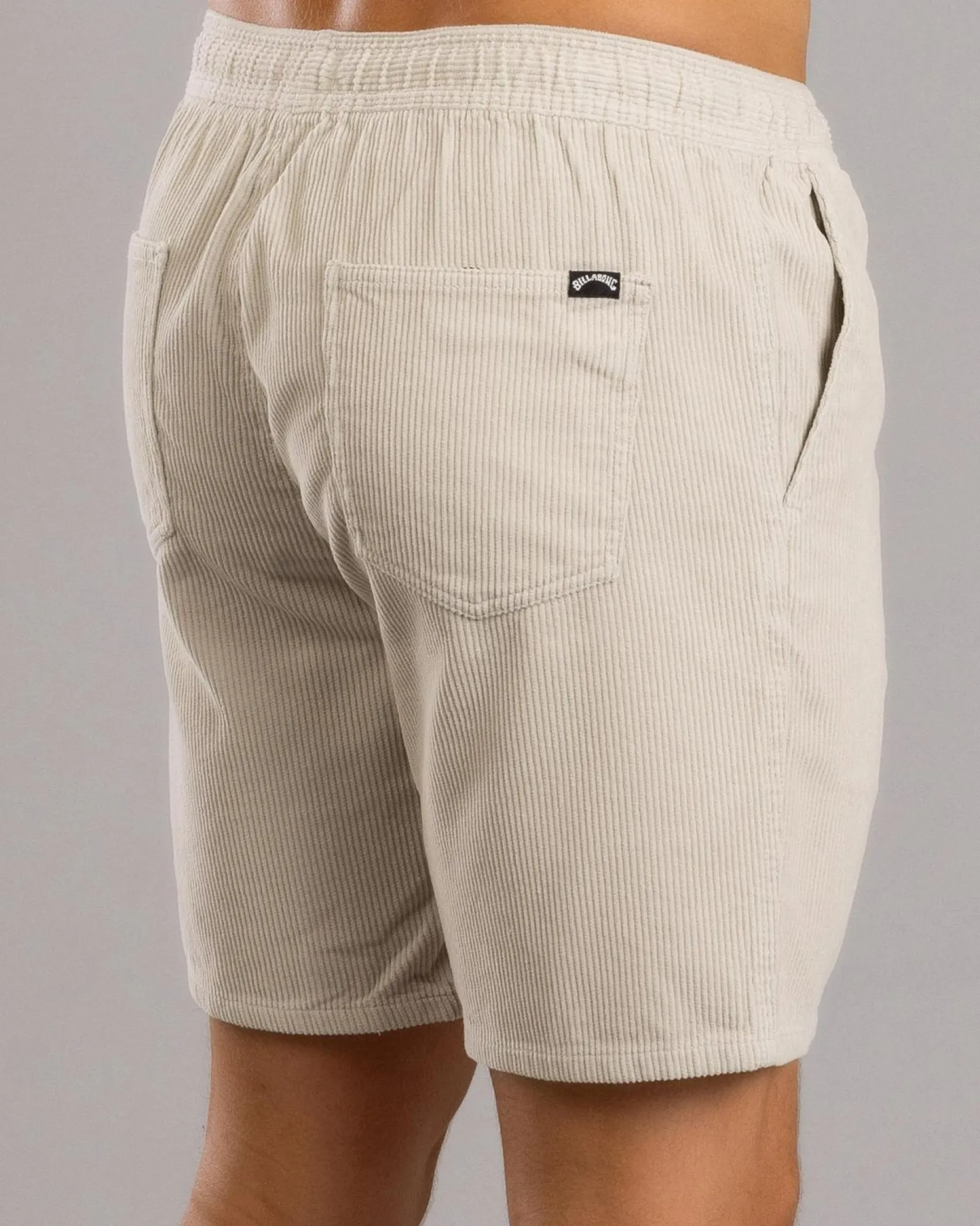 Billabong Larry Cord Walk Shorts Stone Discount