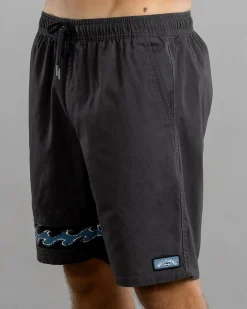 Billabong Larry OG Walk Shorts Washed Black Hot