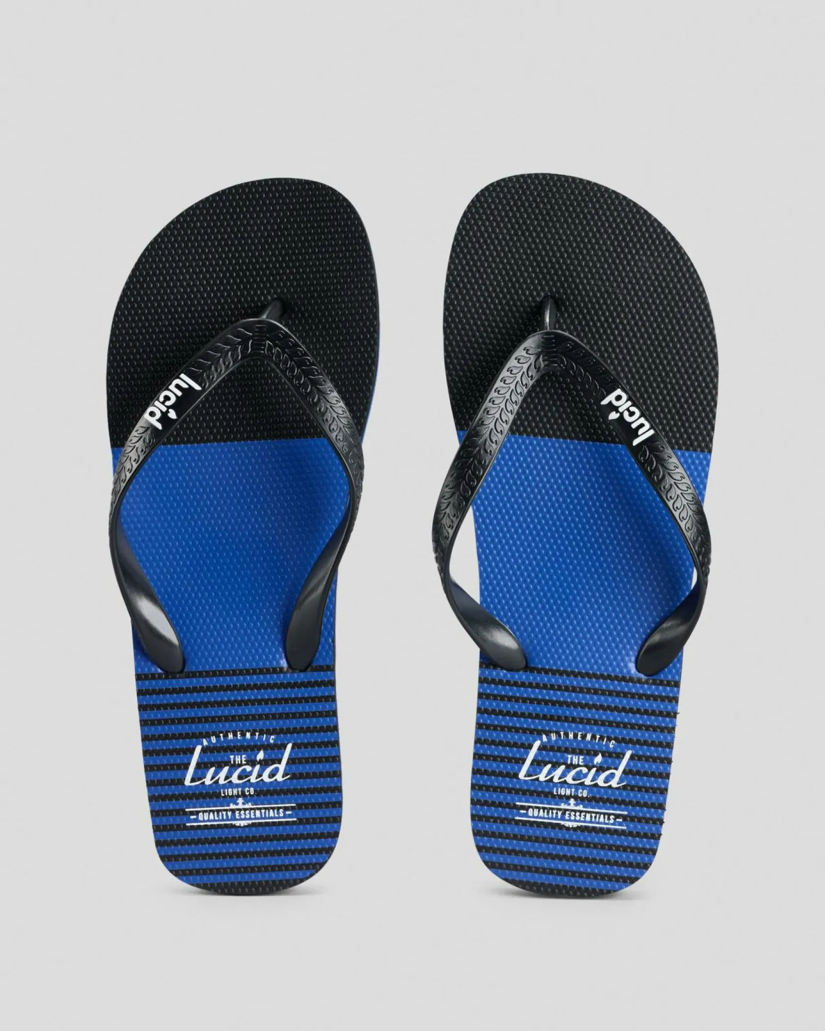Lucid Latitude Thongs Black/blue New