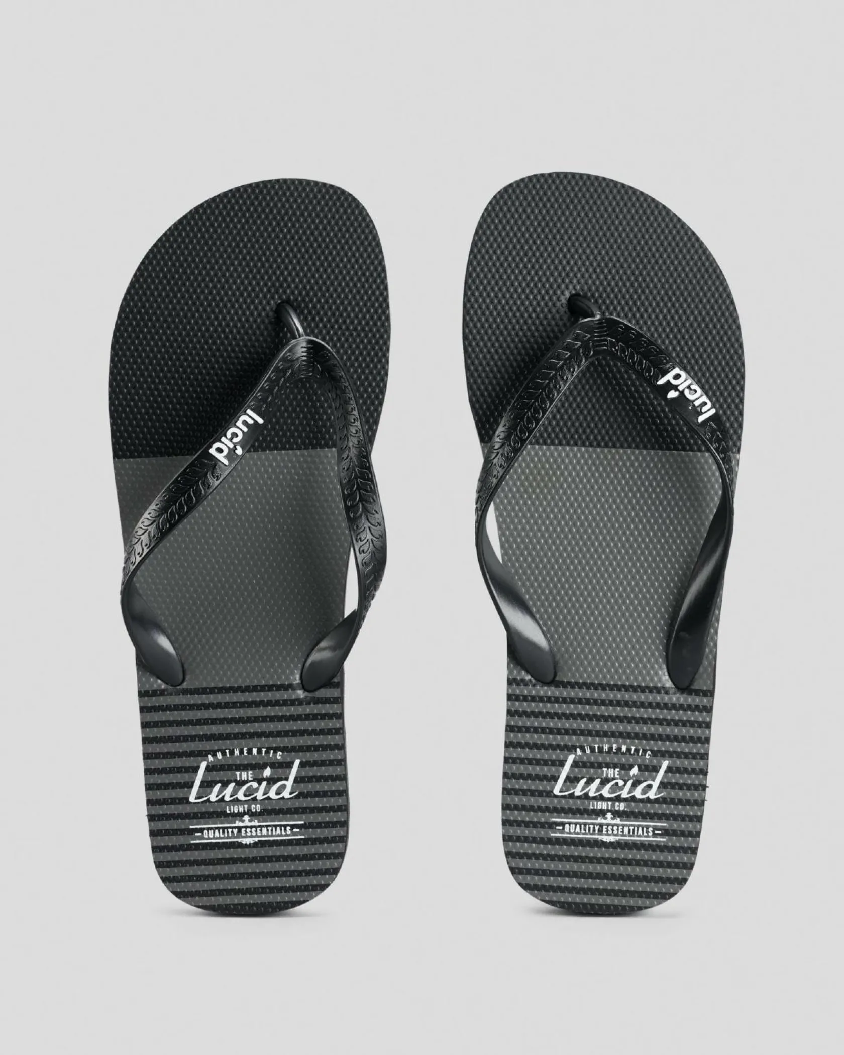 Lucid Latitude Thongs Black/grey/white Hot