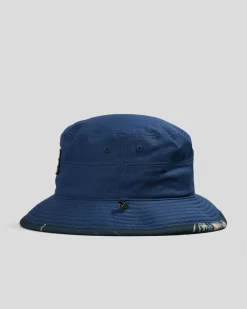 Quiksilver Lay Day Wide Brim Hat Majolica Blue New