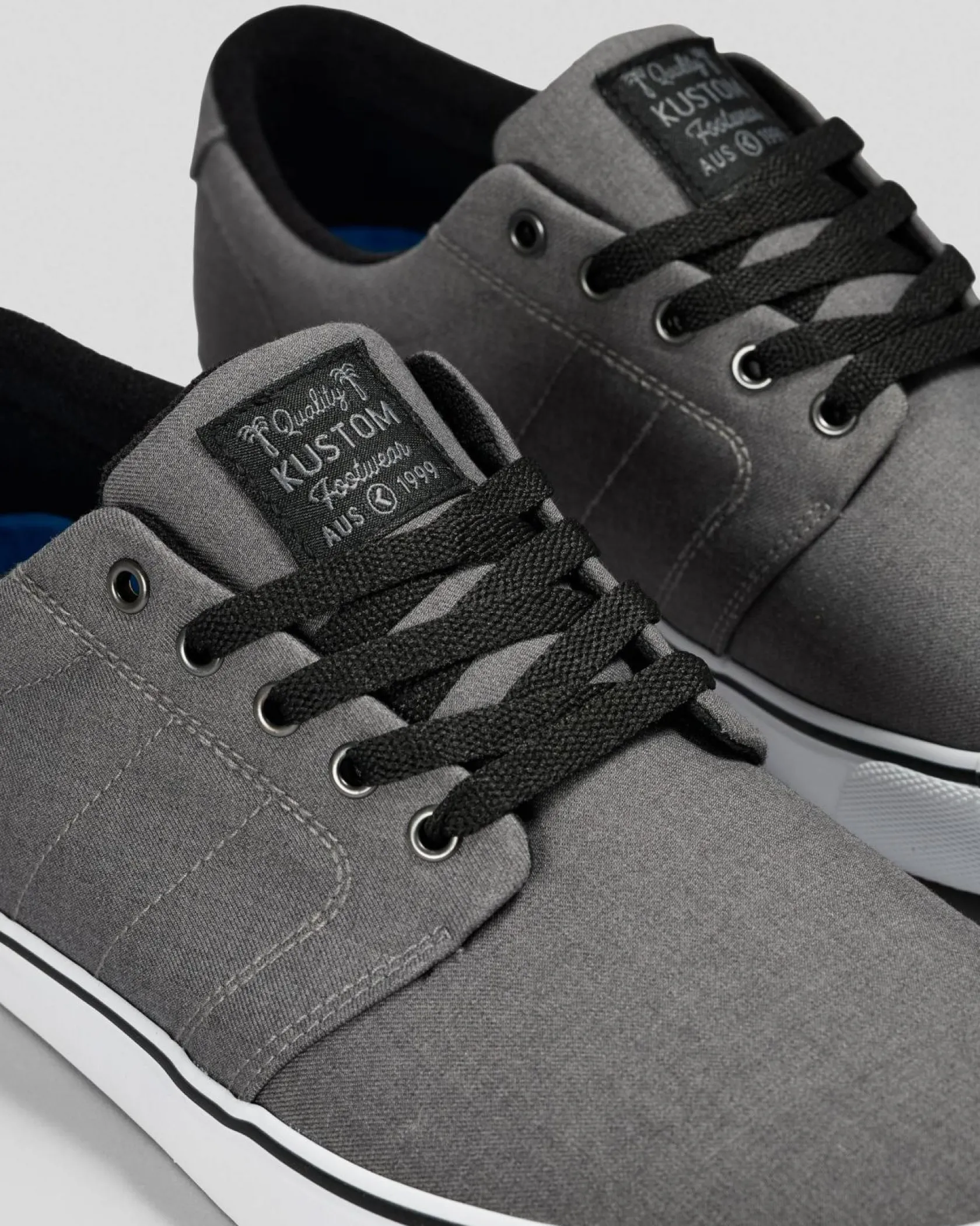 Kustom Layday Shoes Steel Grey