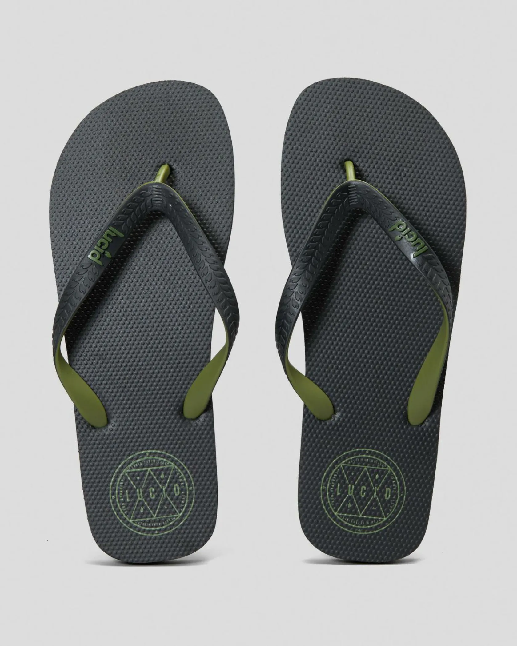 Lucid LCD Thongs Black/olive Sale